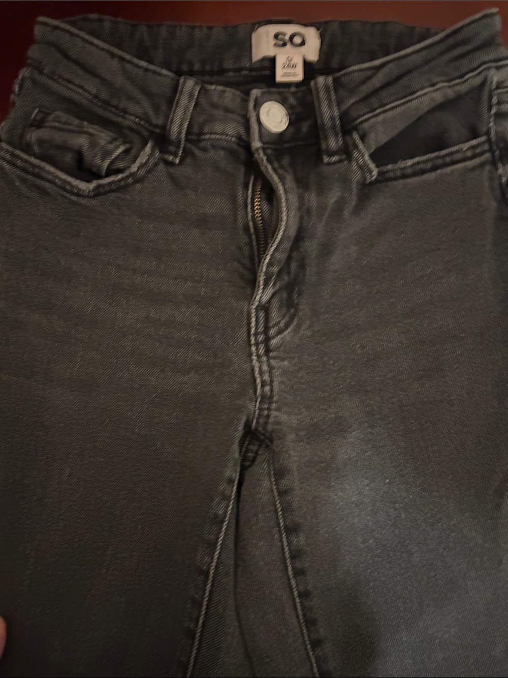 SO Charcoal Gray High-Rise Skinny Jeans